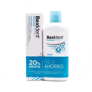 Bexident Pack Encías Uso Diario Colutorio 500 ml. + Pasta Dentrífrica 125 ml. - Isdin 