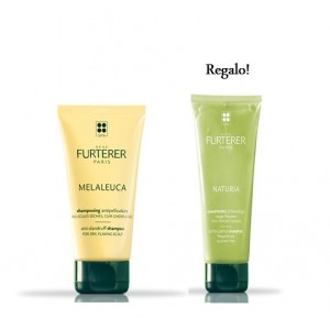 Pack Melaleuca Champú Anticaspa Seca, 150 ml + Regalo! Naturia Champú Equilibrante Suave, 200 ml. - René Furterer