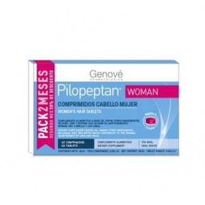 Pack Pilopeptan Woman Tratamiento Anticaída Dos Meses, 30 + 30 Cap. - Genové