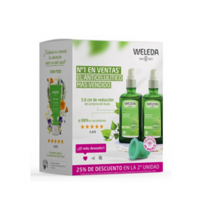 Pack Abedul Aceite Anticelulítico, 25% de Descuento en la 2ª ud. - Weleda