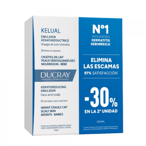 Pack Duplo Kelual Emulsion, 50 ml + 50 ml. - Ducray