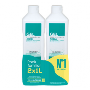 Pack Familiar Gel Dermatológico Protector Inibsa, 2 x 1 L. - Perrigo
