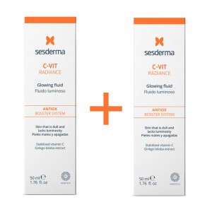 PACK DUPLO C-VIT Radiance Fluido Luminoso, 50 ml. + 50 ml. - Sesderma