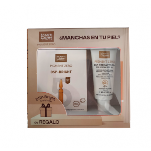 Pack Pigment Zero DSP-Crema FPS+50, 40 ml + Regalo DSP-Bright Ampollas, 5 x 2ml. - Martiderm