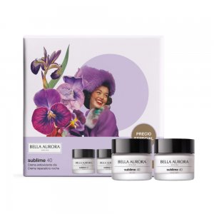 Pack Sublime 40 Día Crema Antioxidante 50 ml. + Sublime 40 Noche Crema Reparadora, 50 ml. - Bella Aurora
