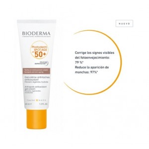 Photoderm SPOT-AGE SPF 50+ Gel-Crema Anti-manchas, 40 ml. - Bioderma