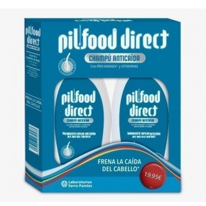 Pilfood Direct Champu Anticaida, 500 ml. + 500 ml. - Laboratorios Serra Pamies