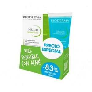 Pack Piel Sensible Sébium Sensitive, 30 ml. + Sébium Gel Moussant, 100 ml.- Bioderma