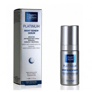 Platinum Night Renew Sérum, 30 ml. - Martiderm