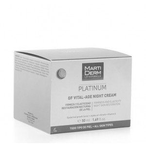 Platinum GF Vital - Age Night Cream, 50 ml. - Martiderm