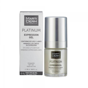 Platinum Expression Gel Contorno De Ojos y Labios, 15 ml. - Martiderm