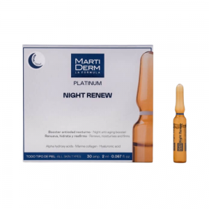 Platinum Night Renew, 30 Ampollas x 2 ml. - Martiderm