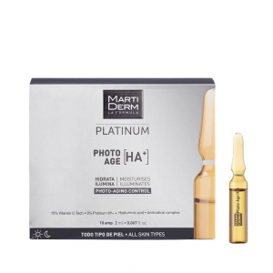 Platinum Photo-Age HA+, 10 Ampollas x 2 ml. - Martiderm