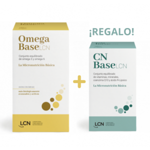 Pack Omega Base, 120 Caps. + CN Base, 30 Caps de ¡REGALO!.- Laboratorios LCN