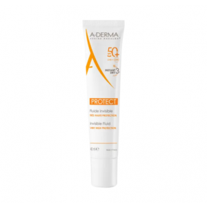 Aderma Protect Fluido Solar Facial Invisible SPF50+, 40 ml. - A-Derma