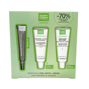 Protocolo Acniover para Piel Mixta-Grasa con Tendencia Acneica - Martiderm 
