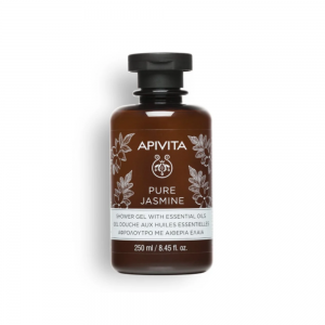 Pure Jasmine Gel de Baño con Aceites Esenciales con Jazmín, 250 ml. - Apivita