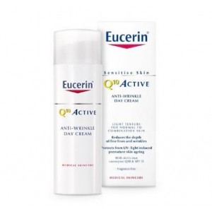 Q10 ACTIVE Crema de Día para piel normal o mixta FPS15 + UVA, 50 ml. - Eucerin