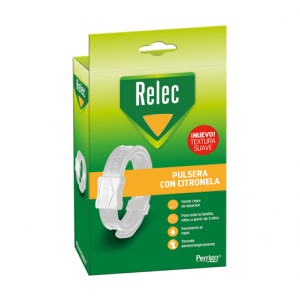 Relec Pulsera Citronela Blanco. - Perrigo