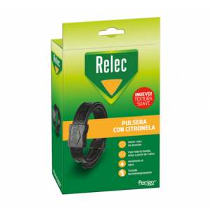 Relec Pulsera Citronela Negro. - Perrigo