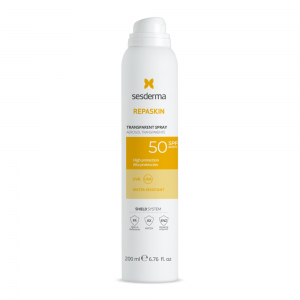 Repaskin Aerosol Transparent Spray SPF 50, 200 ml. - Sesderma 