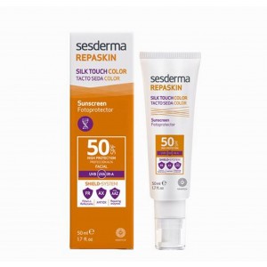 Repaskin Fotoprotecto Spf 50 Tacto Seda Color, 50 ml . - Sesderma