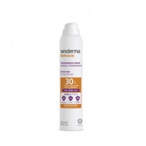Repaskin Transparente Spray Aerosol Transparente SPF30, 200 ml. - Sesderma