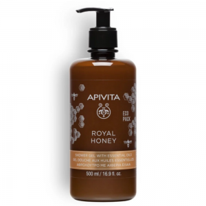 Royal Honey Gel de Baño con Aceites Esenciales con Miel, 500 ml. - Apivita