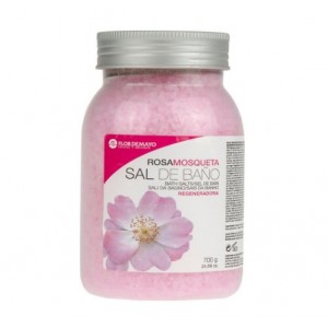 Sal de Baño Rosa Mosqueta, 650 g. - Flor de Mayo