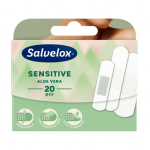 Salvelox Sensitive Aloe Vera Apósitos, 20 ud.- Orkla