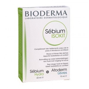 Sebium ISOKIT: Sebium Hydra, 40 ml. + Atoderm Labios, 15 ml. - Bioderma