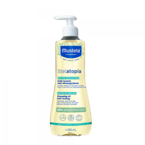 Stelatopia Aceite de baño y ducha con Girasol BIO, 500 ml. - Mustela