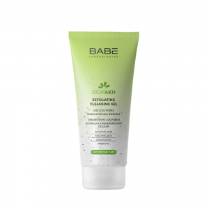 Stop Akn Limpiador Exfoliante, 200 ml. - BABE