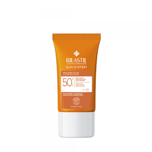 Sun System Emulsión Color SPF 50+, 50 ml. - Rilastil