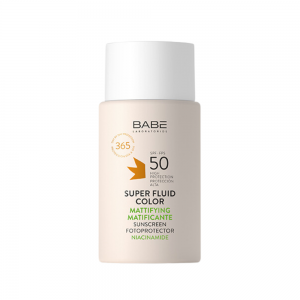 Super Fluid Color Matificante SPF 50, 50 ml. - BABE