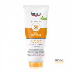 Sun Body Oil Control Dry Touch Gel-Crema FPS 50+, 200 ml. - Eucerin
