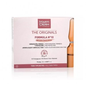 The Originals Formula Nº 10 HD Color Touch SPF30, 10 Ampollas x 2 ml. - Martiderm