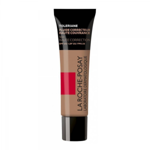Toleriane Base de Maquillaje Fluido Corrector de Alta Cobertura N16, 30 ml. - La Roche Posay