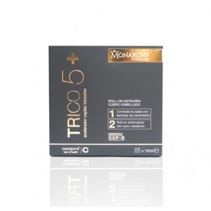 Monarchy Trico 5+ Roll-On Anticaída, 4 x 12 ml. - Careprof