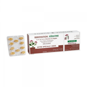 Keratincaps Tratamiento de 3 Meses, 2 cajas de 30 capsulas + 1 caja de 30 capsulas de Regalo! - Klorane