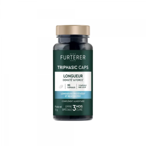Triphasic Cápsulas Cabello Largo, Densidad & Fuerza 3 meses, 90 Cáps. - Rene Furterer