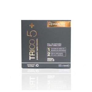 Trico 5+ Roll-On Anticaída, 4 x 12 ml. - Careprof