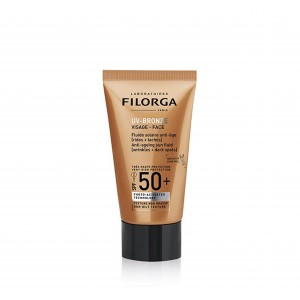 Uv-Bronze Rostro SPF50+ Fluido Solar Antiedad  [Arrugas + Manchas], 40 ml. - Filorga