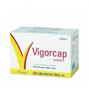 Vigorcap Crecimiento Cabello y Uñas,  30 Sobres. - Laboratorios Viñas