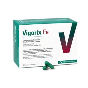 Vigorix Fe Cuidado Cabello y Uñas, 90 Cap. - Laboratorios Viñas