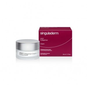 Xpert Collageneur Crema Reafirmante Antiedad Piel Mixta y Grasa, 50 ml. - Singuladerm