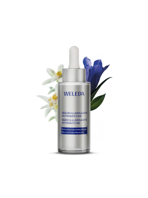 Sérum Redensificante Iluminador Antimanchas con Genciana Azul y Edelweiss, 30 ml. - Weleda