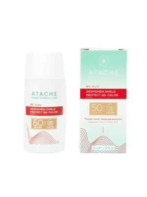 Be Sun Despigmen Shield Protect SPF 50 con color, 50 ml. - Atache