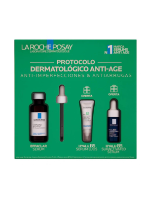 Pack Anti-imperfecciones : Effaclar Sérum, 30 ml. + Hyalu B5 ojos, 5 ml. + Hyalu B5 Serum, 10 ml. - La Roche Posay