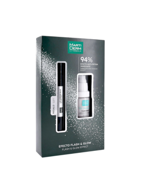 Pack Efecto Flash & Glow: Flash Serum, 15 ml. + Lip Supreme Balm, 4.5 ml. - Martiderm